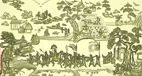 Em đi bán rượu qua dinh ông nghè