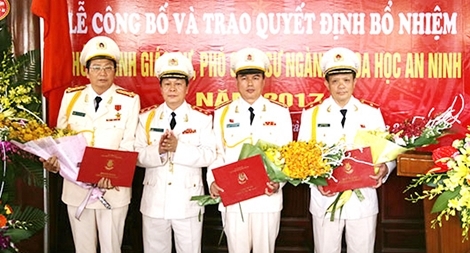 Đội ngũ Giáo sư, Phó Giáo sư CAND luôn đồng hành, đóng góp quan trọng trong sự nghiệp bảo vệ An ninh Tổ quốc