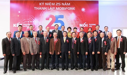 MobiFone  kỷ niệm 25 năm thành lập