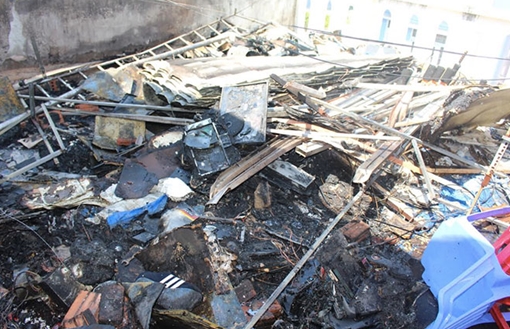 Cháy tại Công ty thiết bị số