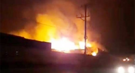  KCN Thụy Vân cháy dữ dội từ đêm qua