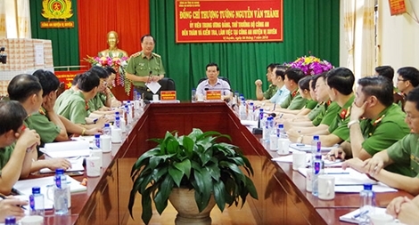 Chủ động nắm tình hình, bảo đảm tốt ANTT