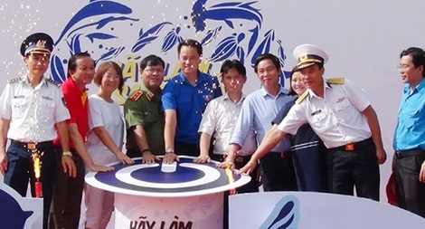 Ra quân chiến dịch “Hãy làm sạch biển” cấp Trung ương tại huyện đảo Phú Quốc