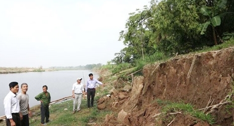 Hà Nội: Mưa lớn làm phát sinh 14 sự cố đê điều, thủy lợi