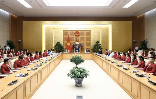 Thủ tướng gặp mặt đoàn thể thao Việt Nam tham dự ASIAD 2018