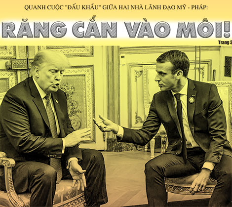 Quanh cuộc "đấu khẩu" giữa hai nhà lãnh đạo Mỹ - Pháp: Răng cắn vào môi!
