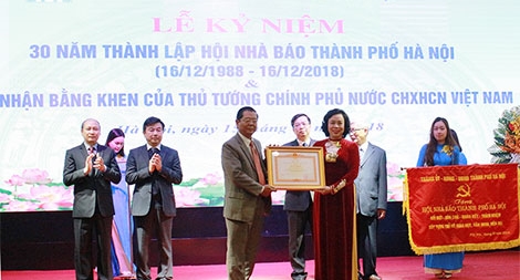 Kỷ niệm 30 năm thành lập Hội Nhà báo TP Hà Nội