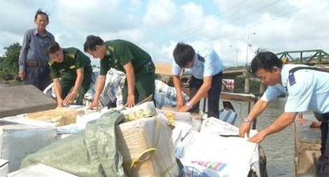 Chống buôn lậu ở biên giới Long An