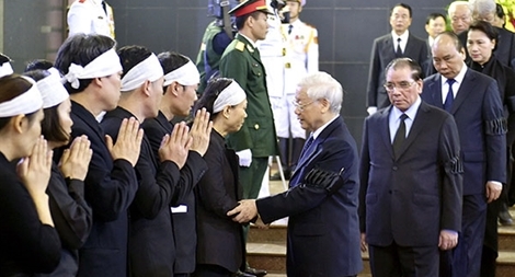 Tổ chức trọng thể Lễ tang đồng chí Nguyễn Phúc Thanh