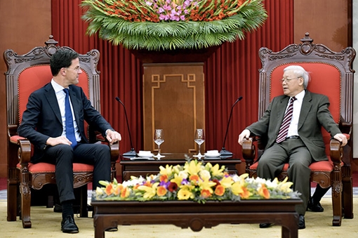 Tổng Bí thư, Chủ tịch nước tiếp Thủ tướng Hà Lan