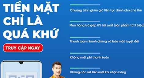 Adayroi khuyến mãi khủng, hưởng ứng ngày không dùng tiền mặt
