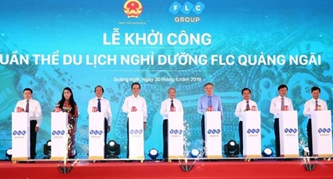 FLC khởi công quần thể nghỉ dưỡng quy mô 1.026 ha tại Quảng Ngãi