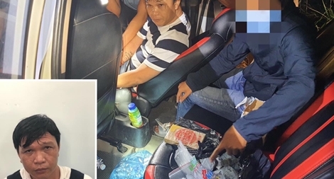 Bắt giữ đối tượng có 2 tiền án, thu 1 bánh heroin  