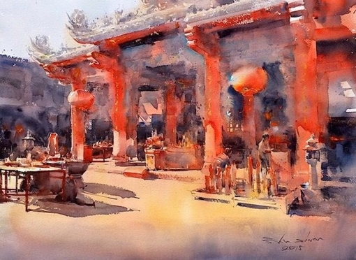 Trưng bày tranh bản gốc của nhiều họa sỹ nổi tiếng thế giới