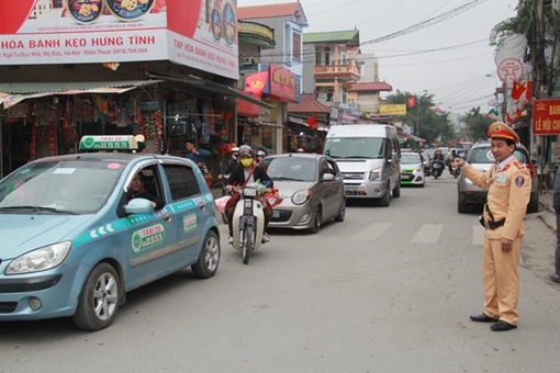 Đảm bảo an ninh trật tự cho mùa lễ hội chùa Hương 2018