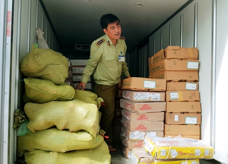 Phát hiện trên 2 tấn thực phẩm đông lạnh không hóa đơn chứng từ