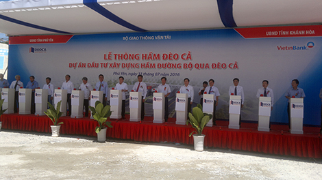 Thông xe kỹ thuật hầm đường bộ đèo Cả trên huyết mạch giao thông xuyên Việt