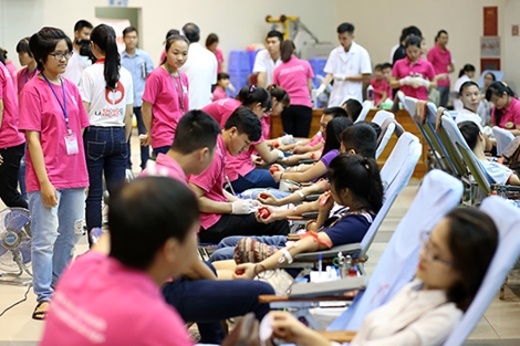 Hơn 1.500 đơn vị máu thu được từ Youth Day 2016
