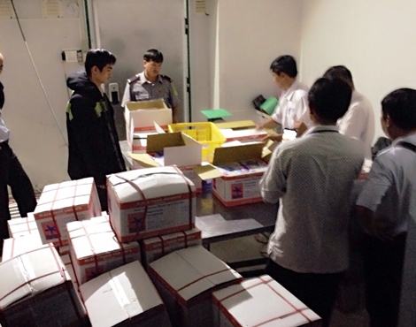 Sử dụng tôm tạp chất, một công ty bị phạt hơn nửa tỷ đồng