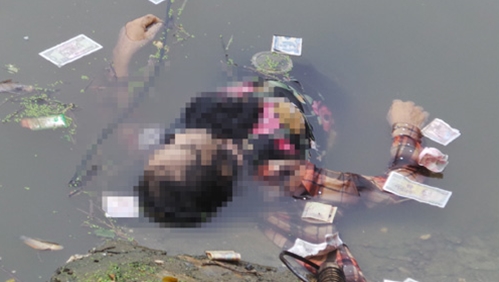 Tìm tung tích nạn nhân nam chết nổi trên kênh