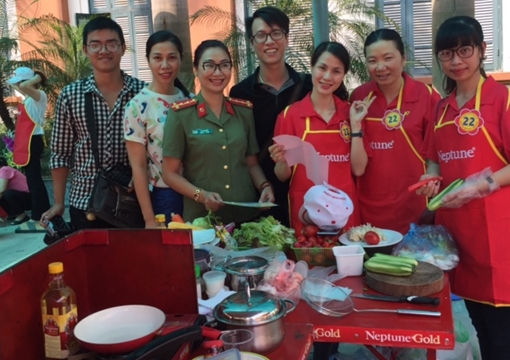 Cụm thi đua số 1, Công đoàn CAND tổ chức giao lưu ẩm thực