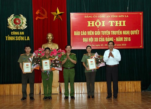 Hội thi báo cáo viên giỏi Đảng bộ Công an tỉnh Sơn La