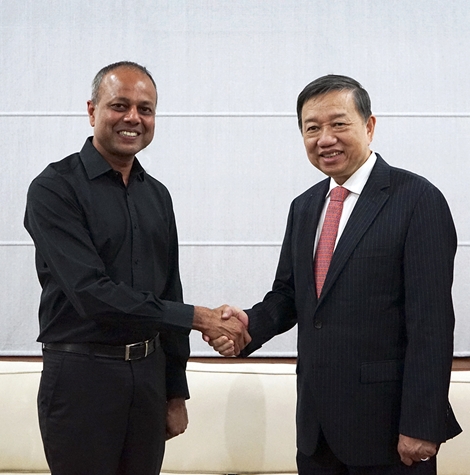 Bộ trưởng Tô Lâm thăm và làm việc tại Xri-lan-ca