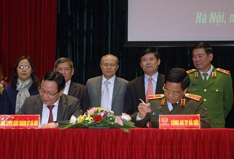 Công an Hà Nội và Ban Tuyên giáo Thành ủy phối hợp về ANTT