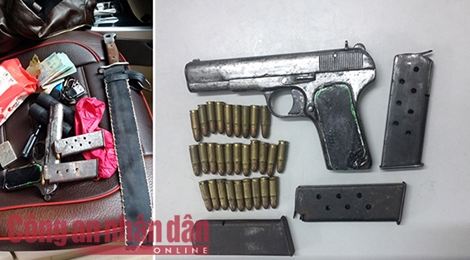 Con trai tướng cướp Bạch Văn Chanh mang súng đi buôn ma tuý