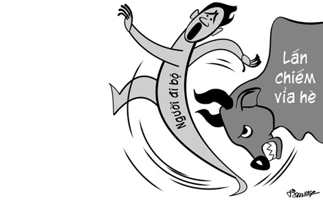 Bài toán vỉa hè - phải làm và mang tính bền vững