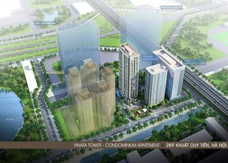 Vinaconex 2 là một trong những nhà thầu  thi công chủ lực của Dự án Vinata Tower