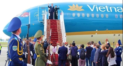 Thủ trưởng nhiều bộ, ngành tham gia chuyến thăm Belarus của Chủ tịch nước Trần Đại Quang