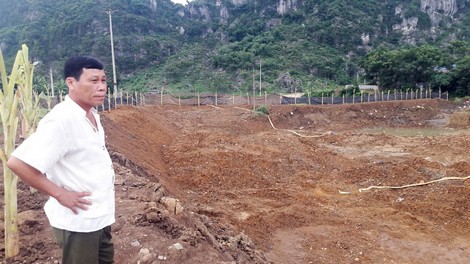 "Xẻ thịt" đất ruộng để đào vàng