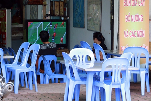 Không khí bóng đá SEA Games "vắng lặng" ở Hà Nội