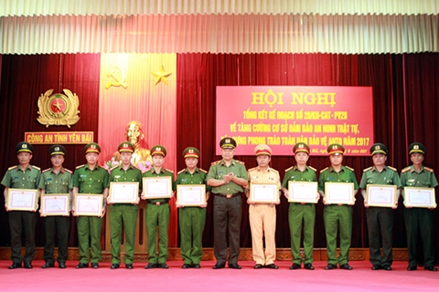 Công an Yên Bái tổng kết đợt tăng cường cơ sở