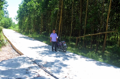 Lan tỏa phong trào hiến đất làm đường