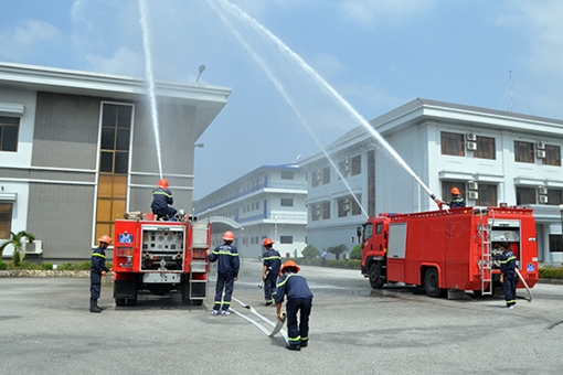 Tập huấn nghiệp vụ PCCC tại Công ty TNHH VIETORY