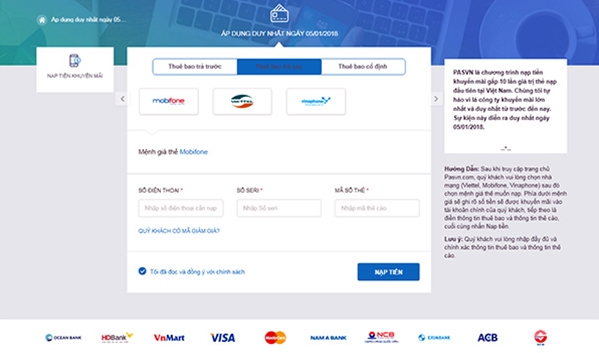 Cảnh giác website lừa đảo nạp thẻ điện thoại