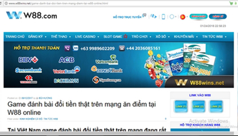 Đánh bạc ảo đổi tiền thật trên Internet: Hình thức cờ bạc trá hình