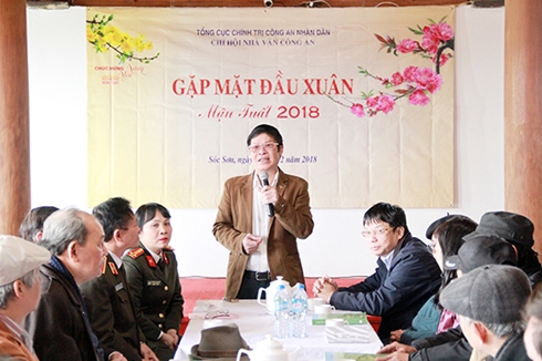 Chi hội Nhà văn Công an tổ chức gặp mặt đón Xuân Mậu Tuất 2018