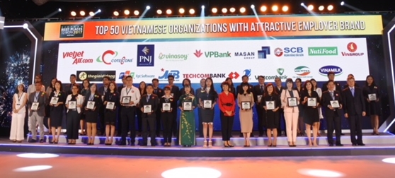 SCB thuộc Top 5 ngân hàng Việt có môi trường làm việc tốt nhất