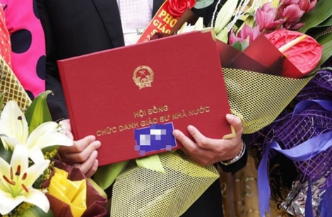 Không tổ chức lễ công bố ứng viên đạt tiêu chuẩn GS, PGS ở cấp Nhà nước