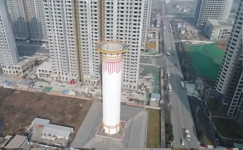 Trung Quốc thử nghiệm tháp lọc không khí cao 20 tầng