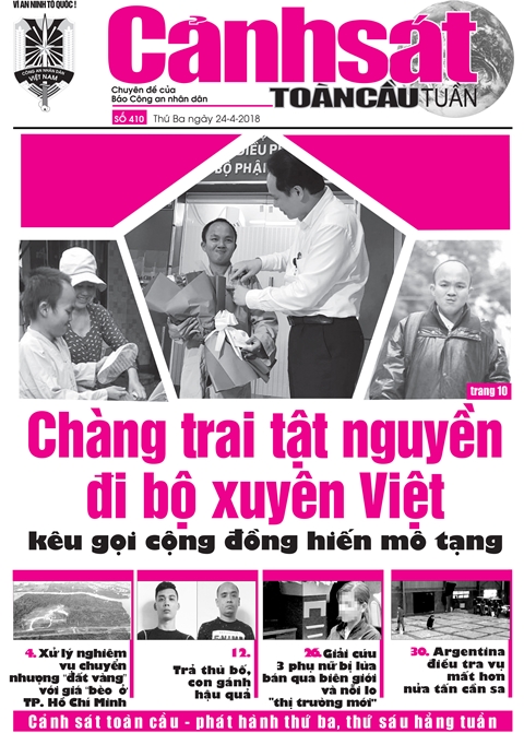 Đón đọc Cảnh sát toàn cầu tuần số 410