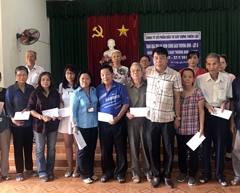 Công ty Thiên Lộc tri ân các gia đình người có công