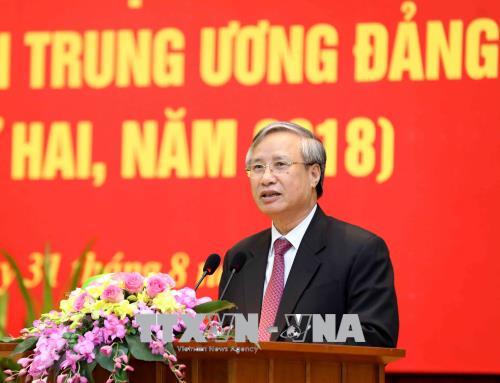 Bế giảng lớp bồi dưỡng, cập nhật kiến thức đối với các đồng chí Ủy viên Ban Chấp hành Trung ương Khóa XII