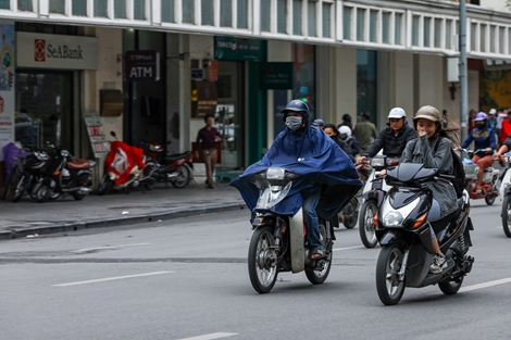 Người Hà Nội run run đón cái rét đầu mùa