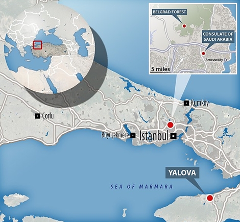 Hé lô các nghi phạm trong vụ án sát hại nhà báo người Saudi Arabia