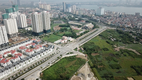 Nhìn từ trên... trời tuyến đường 10 làn xe nối hai tuyến vành đai ở thủ đô