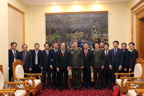 Đẩy mạnh hợp tác giữa Bộ Công an Việt Nam và Bộ An ninh Lào